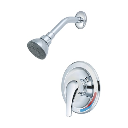 Olympia Faucets Single Handle Shower Trim Set, Wallmount, Polished Chrome T-2302